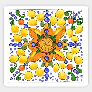 Talavera Lemons Sticker